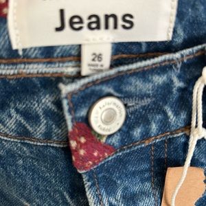 Reformation straight leg jeans